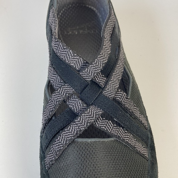 EUC Dansko Black Suede & Fabric Slip On Sneaker - Picture 7 of 13